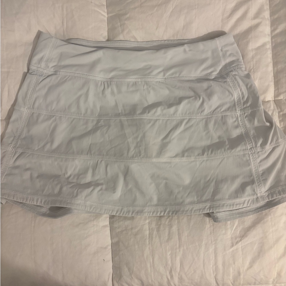 lululemon athletica white athletic skirt